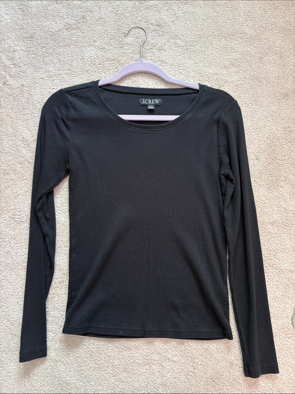 J Crew basic black long sleeve